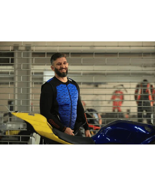 98 Fahren Cooling Vest Neo - Super Evaporative Cooling Vest - Blue - Image 4