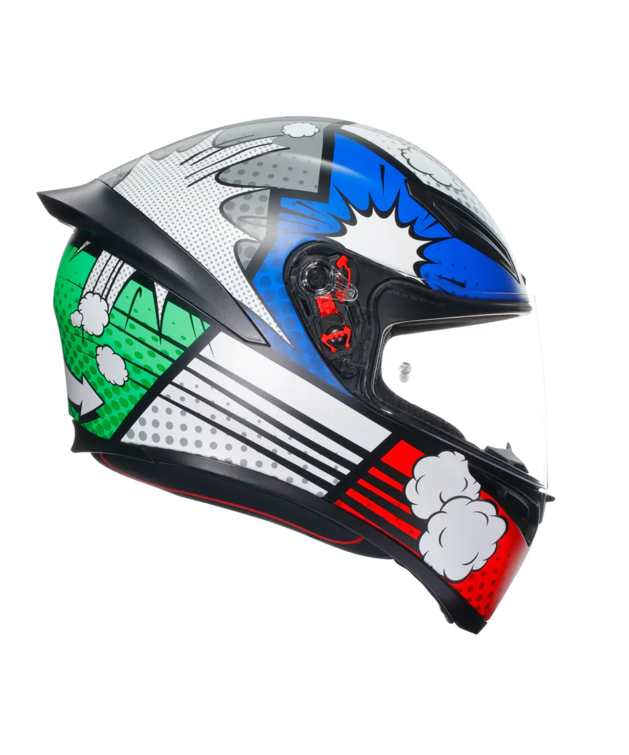 AGV K1 S Bang Helmet - Matt Italy Blue - Image 4