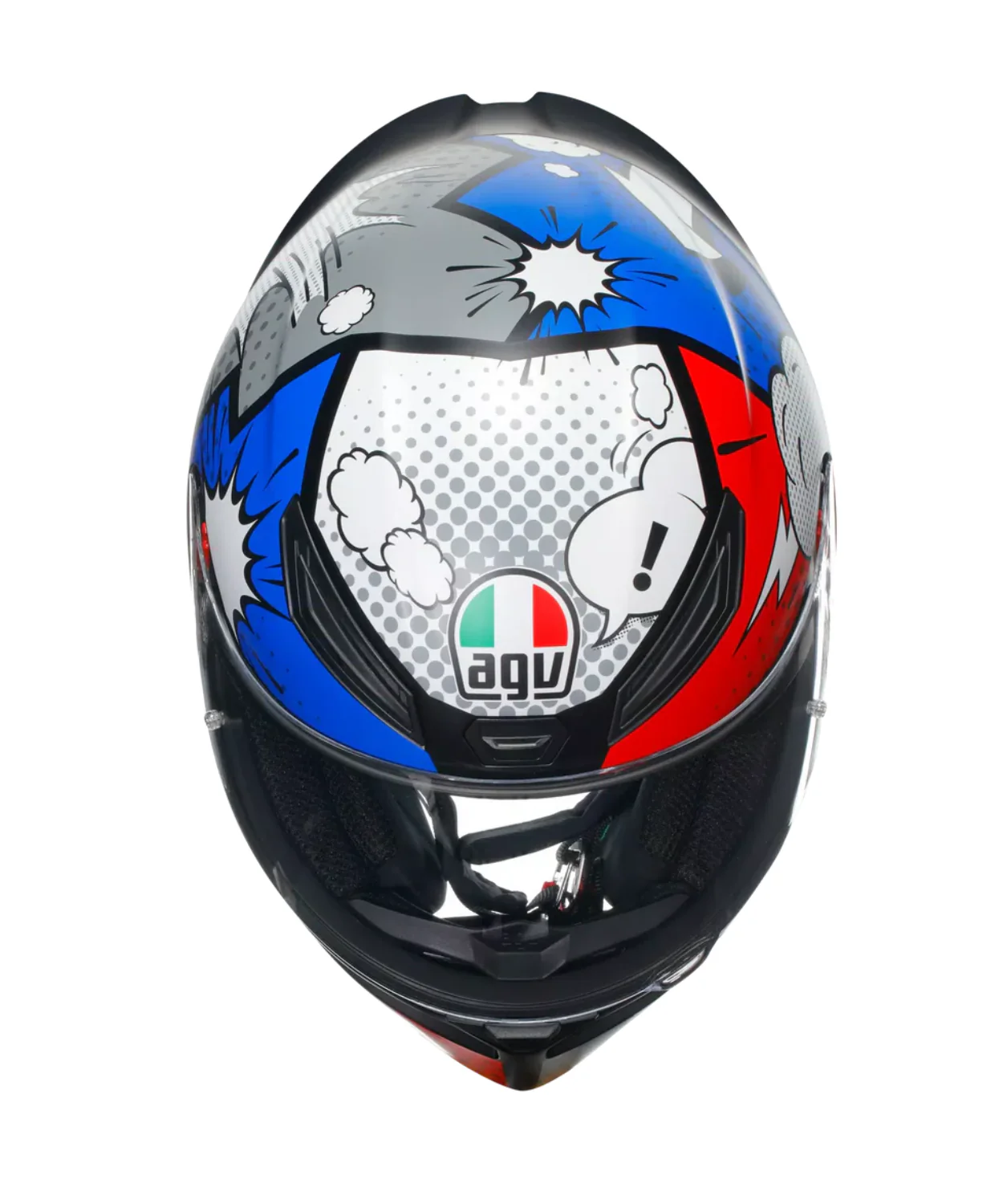 AGV K1 S Bang Helmet - Matt Italy Blue - Image 7