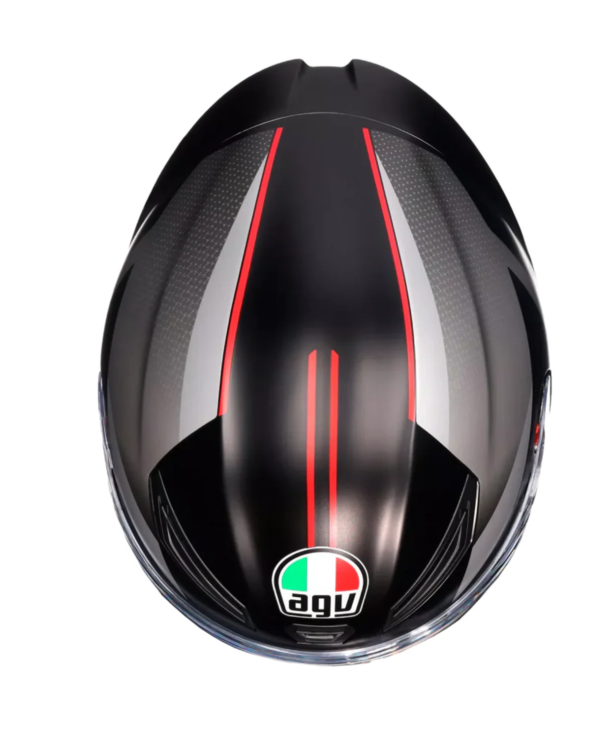 AGV K1 S Lap 034 Helmet - Matt Black Grey Red - Image 7