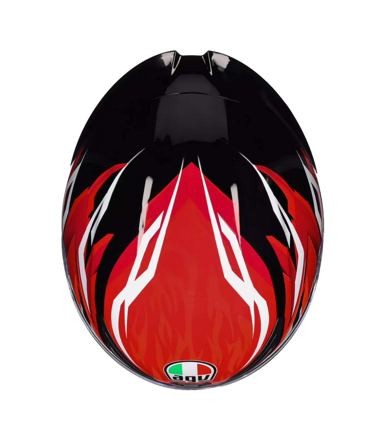 AGV K1 S Lion 035 Helmet - Gloss Black Red White - Image 7