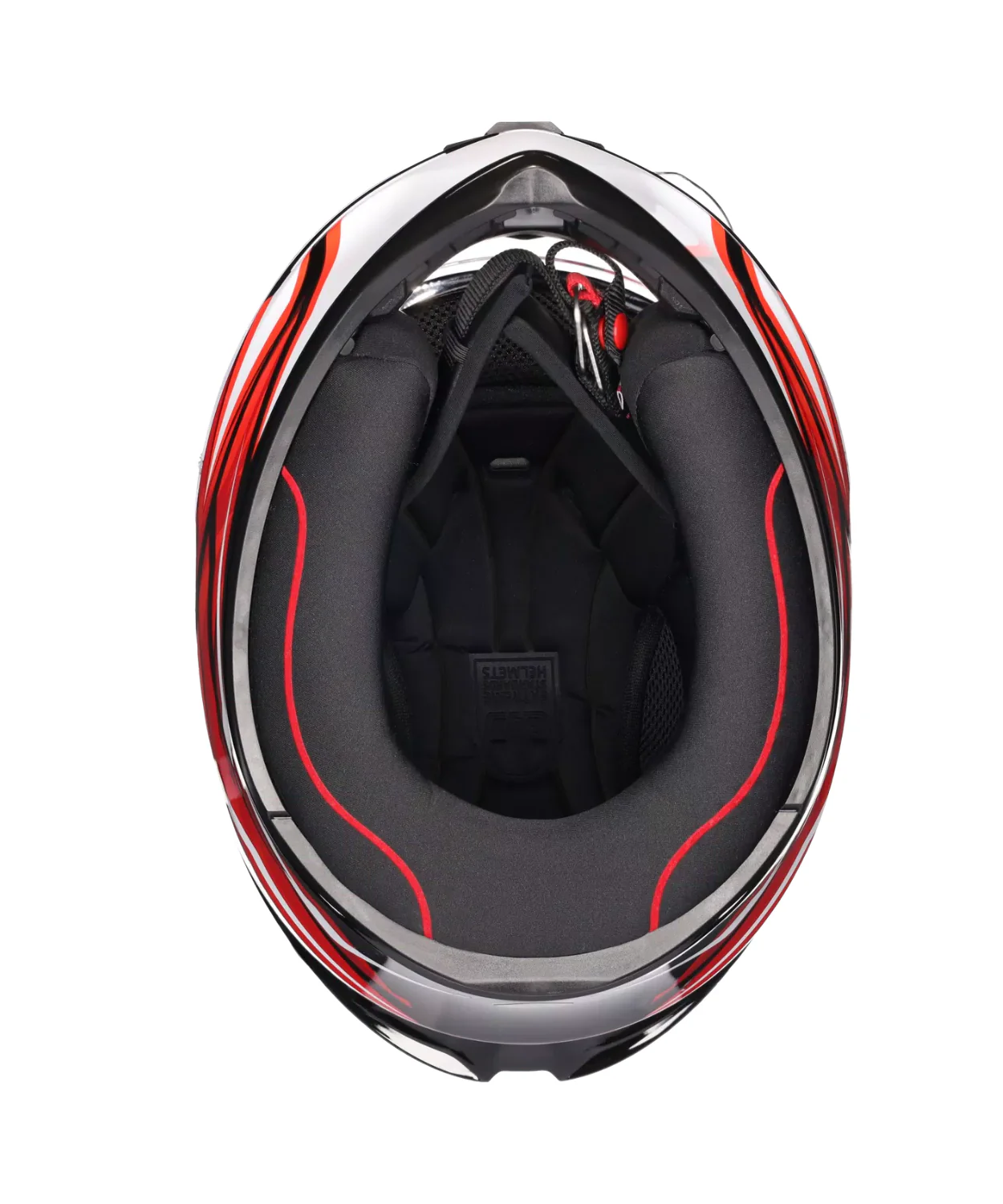 AGV K1 S Lion 035 Helmet - Gloss Black Red White - Image 8