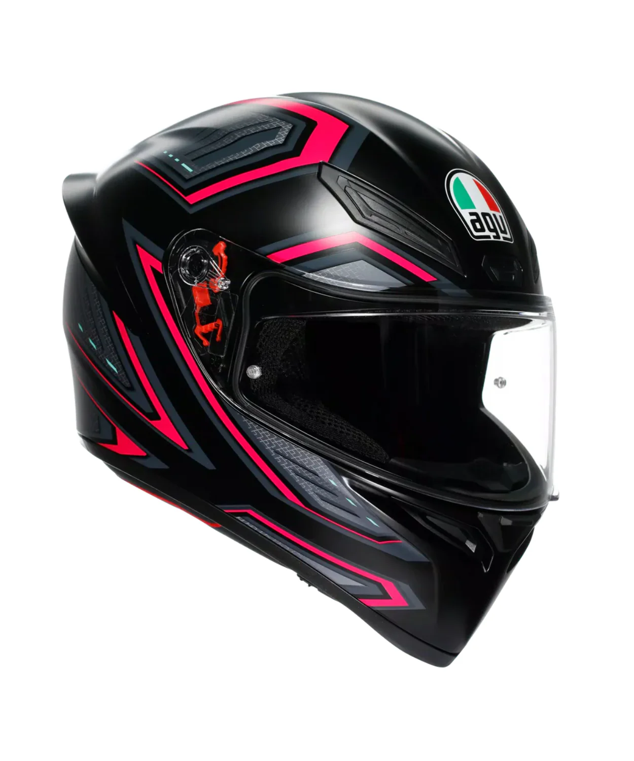 AGV K1 S Sling Helmet - Matt Black Pink - Image 4