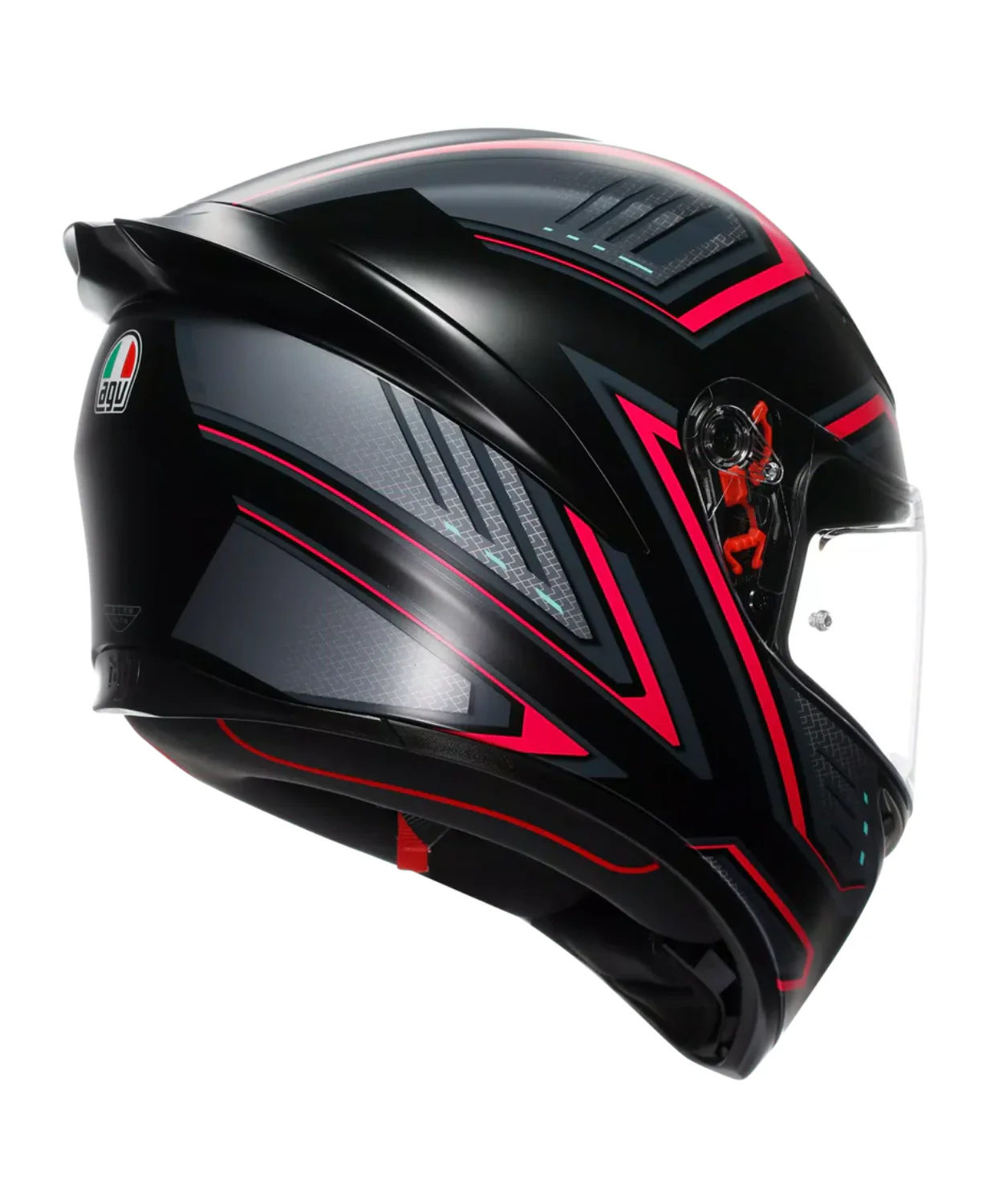AGV K1 S Sling Helmet - Matt Black Pink - Image 5