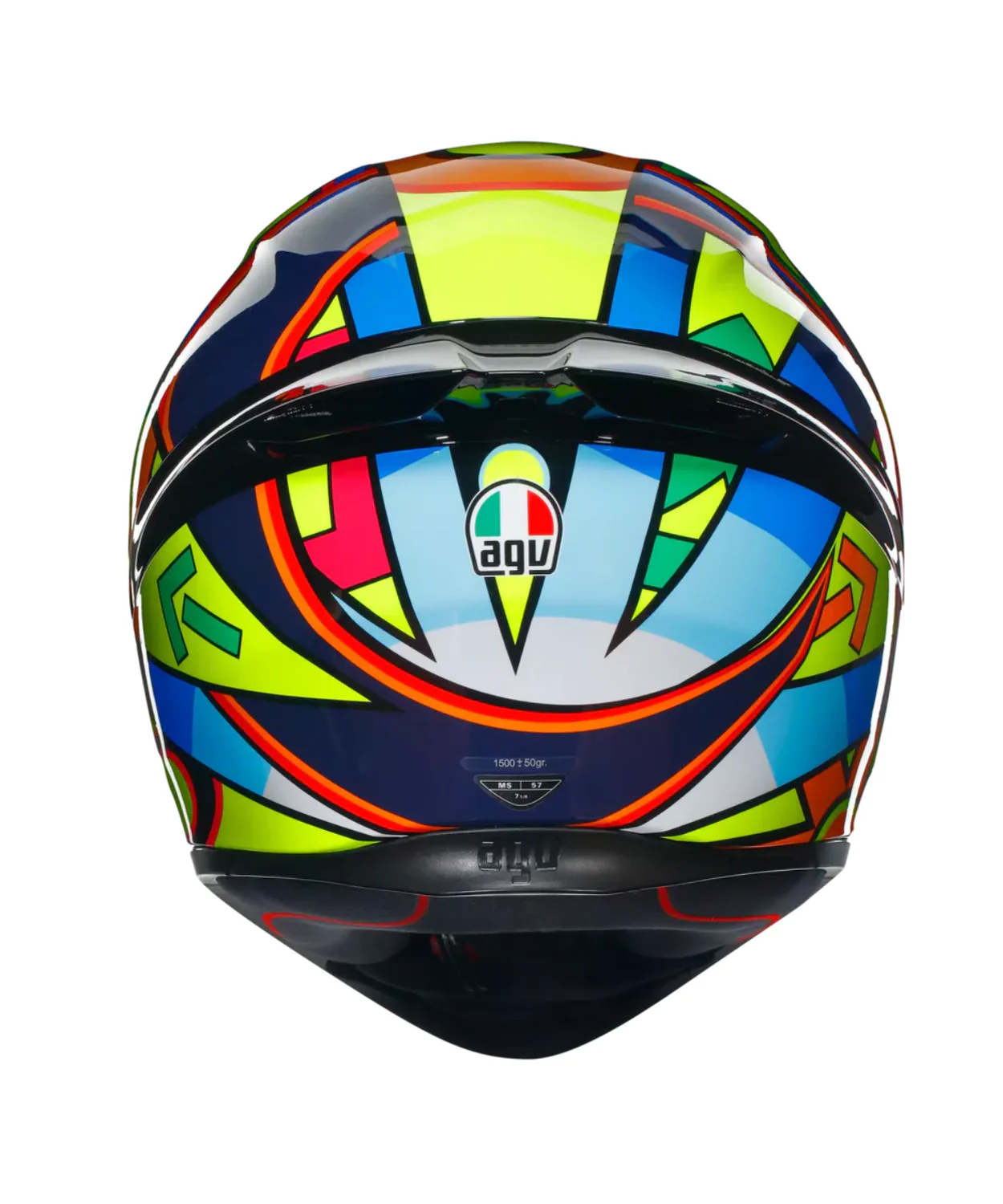 AGV K1 S Soleluna Helmet 2017 - Gloss Yellow Blue - Image 6
