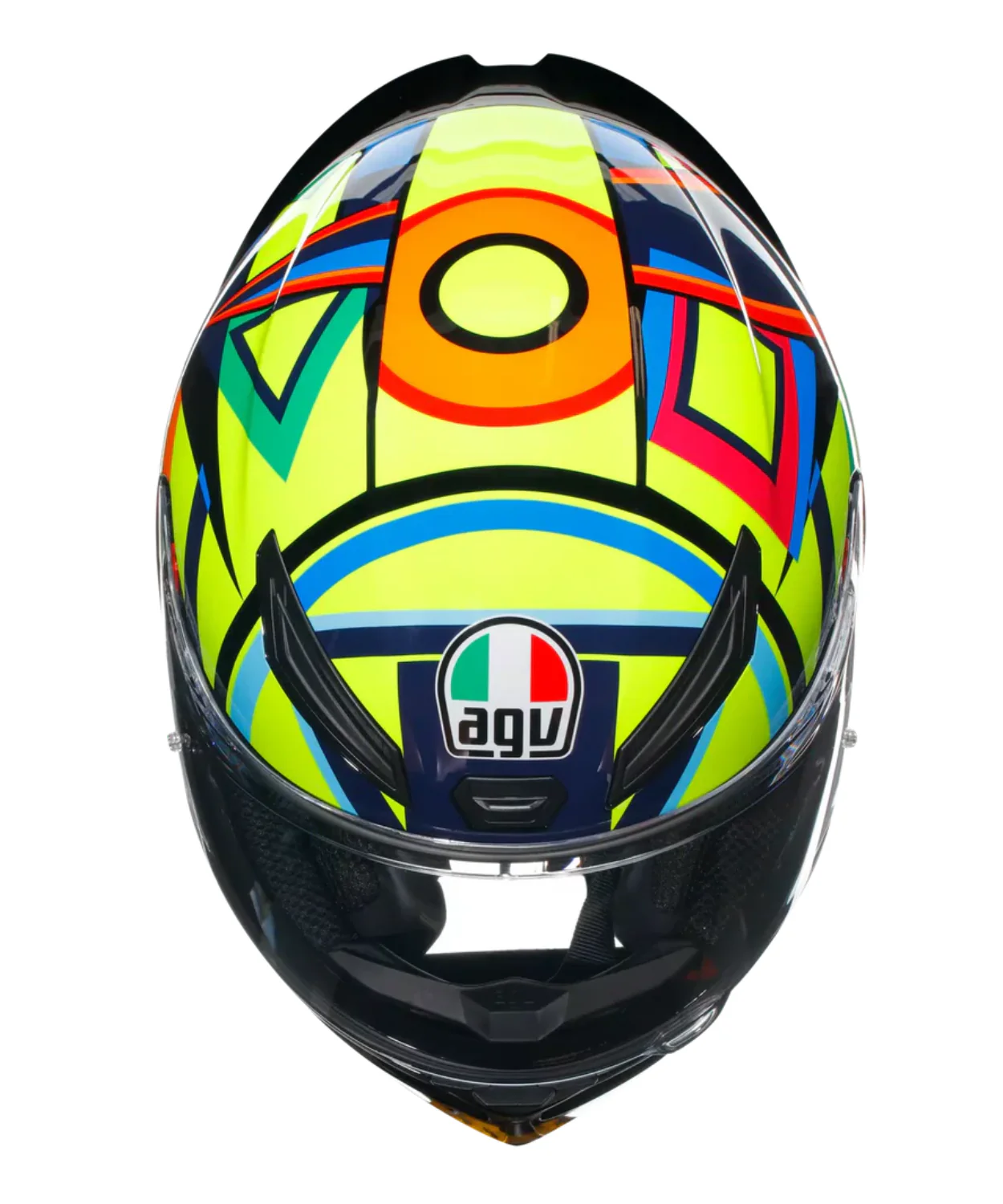 AGV K1 S Soleluna Helmet 2017 - Gloss Yellow Blue - Image 7