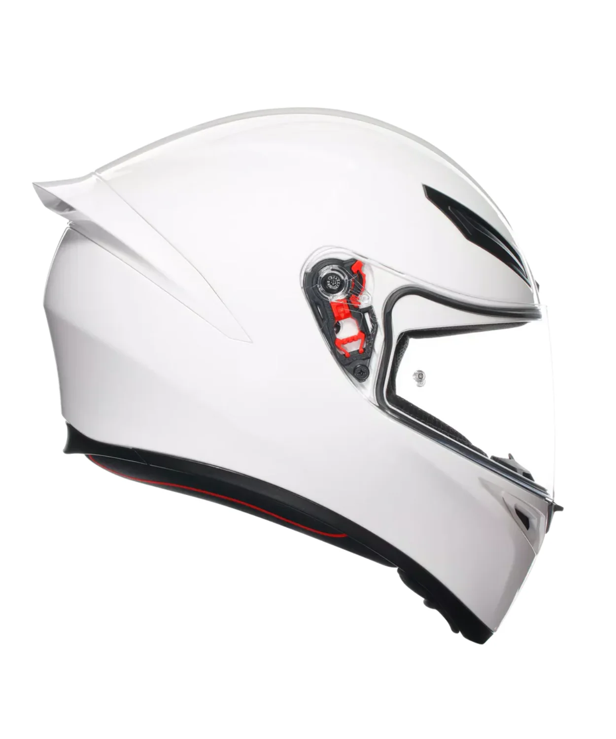 AGV K1 S Solid Helmet - Gloss White - Image 3