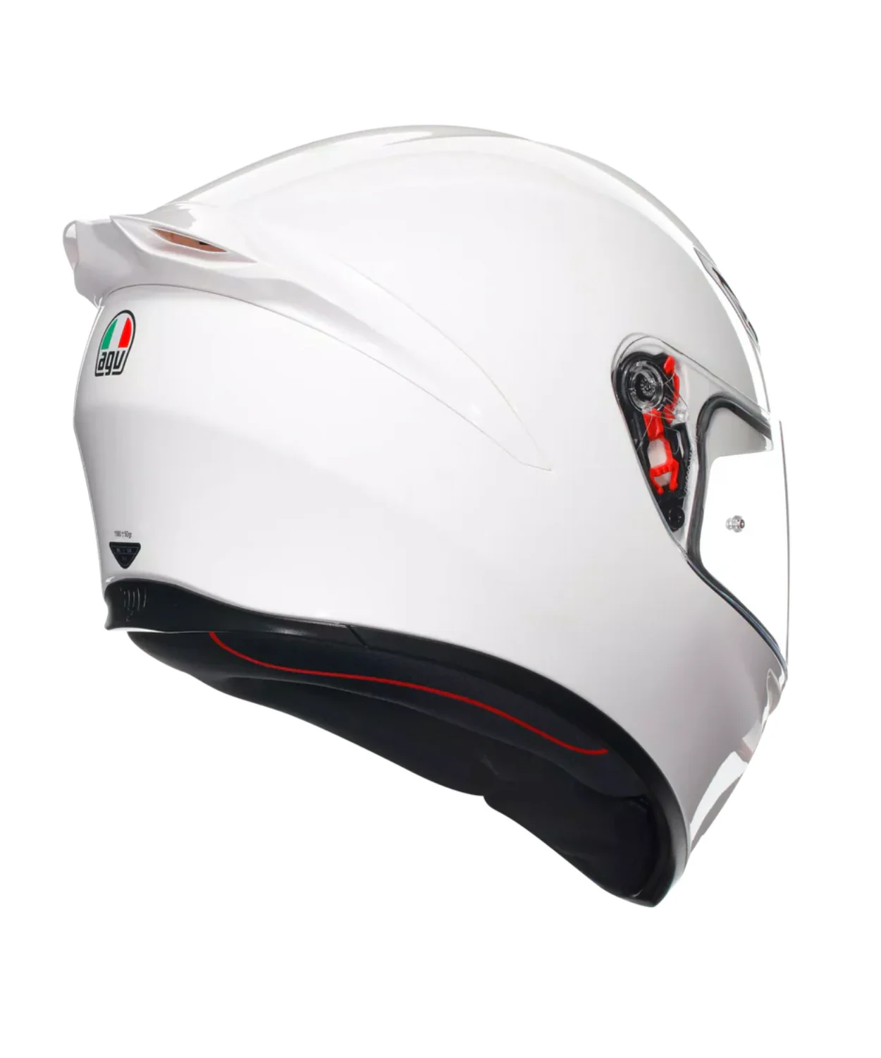 AGV K1 S Solid Helmet - Gloss White - Image 4