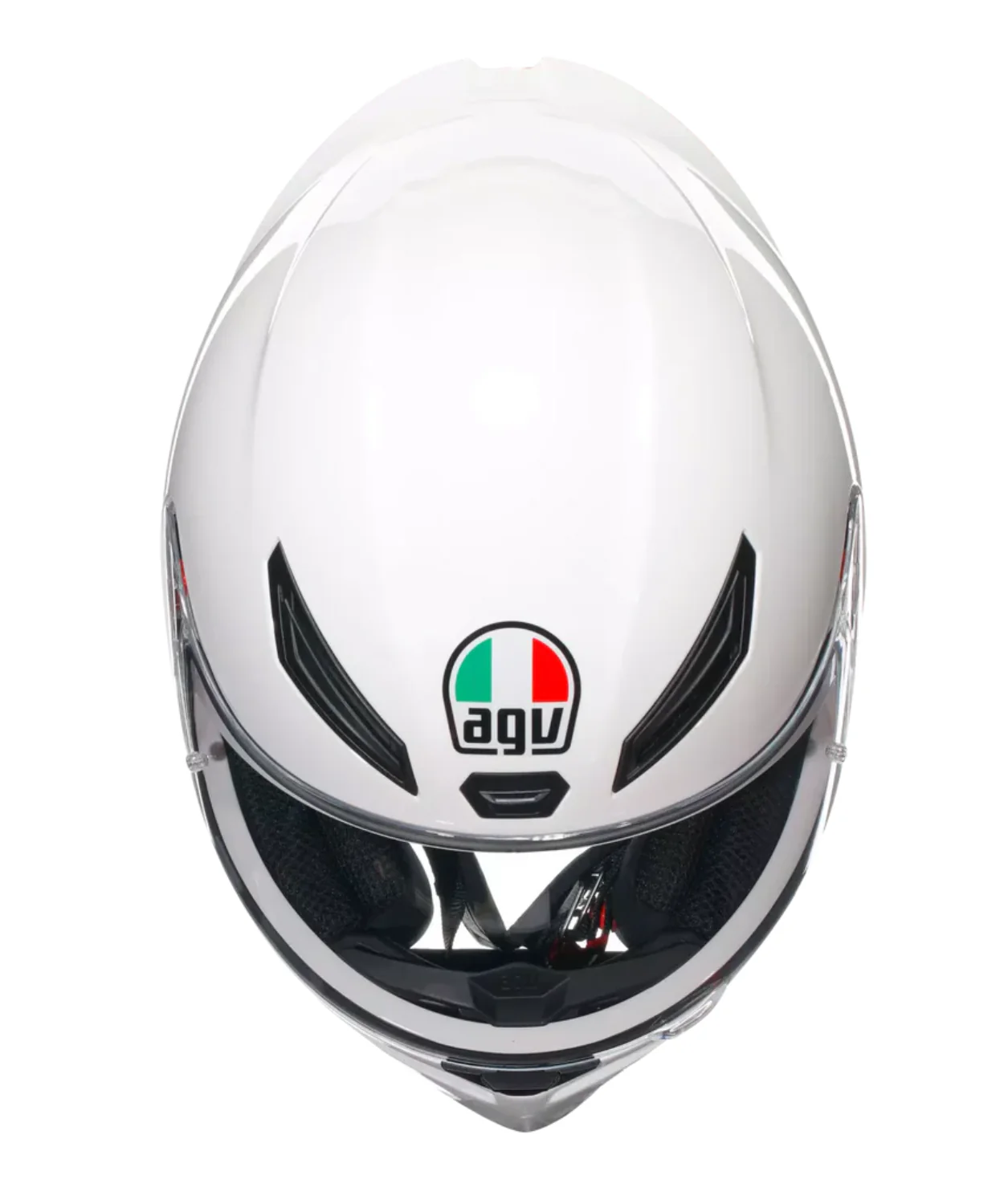 AGV K1 S Solid Helmet - Gloss White - Image 7