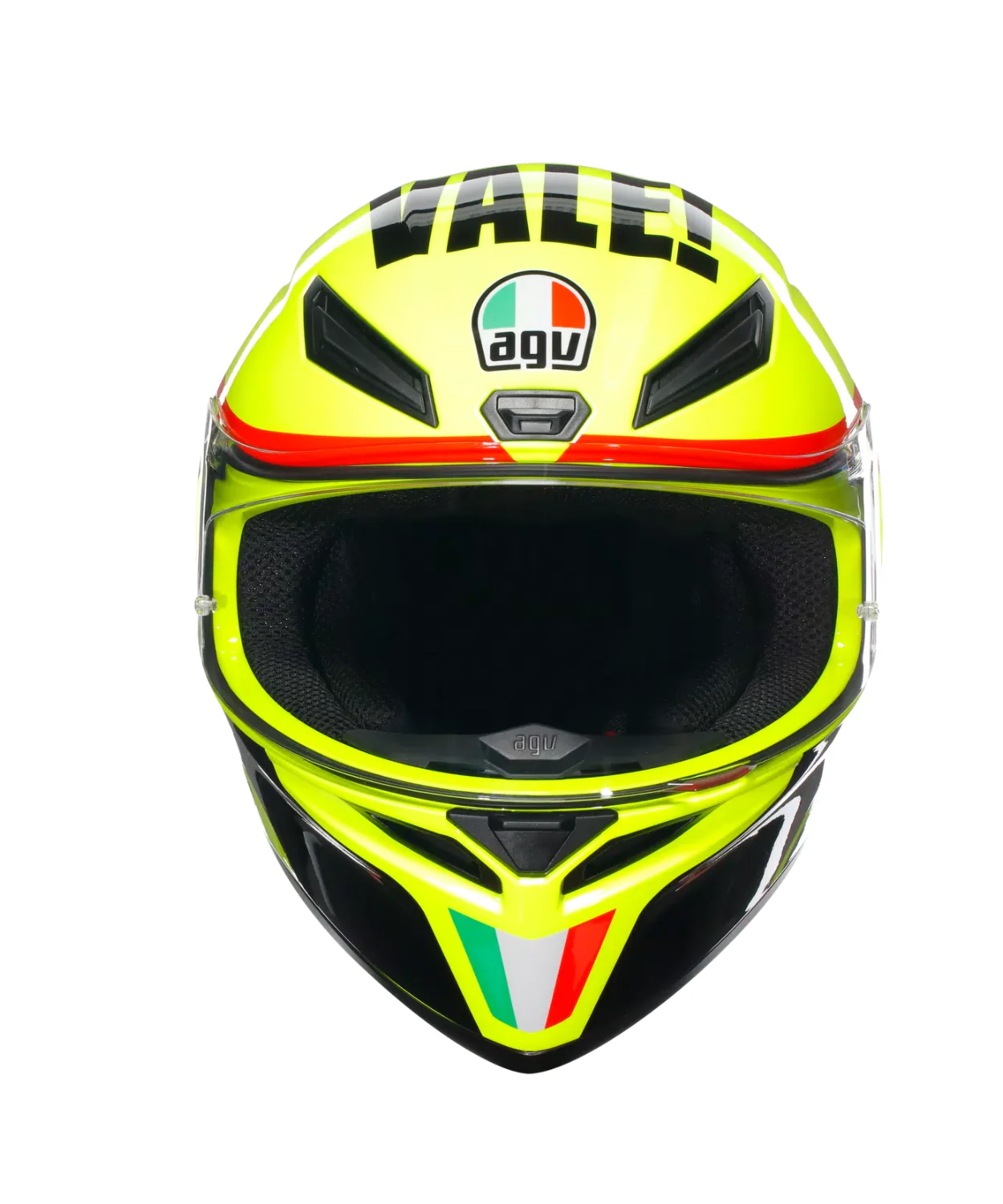 AGV K1S Grazie Vale 018 Helmet - Gloss Yellow Black - Image 3
