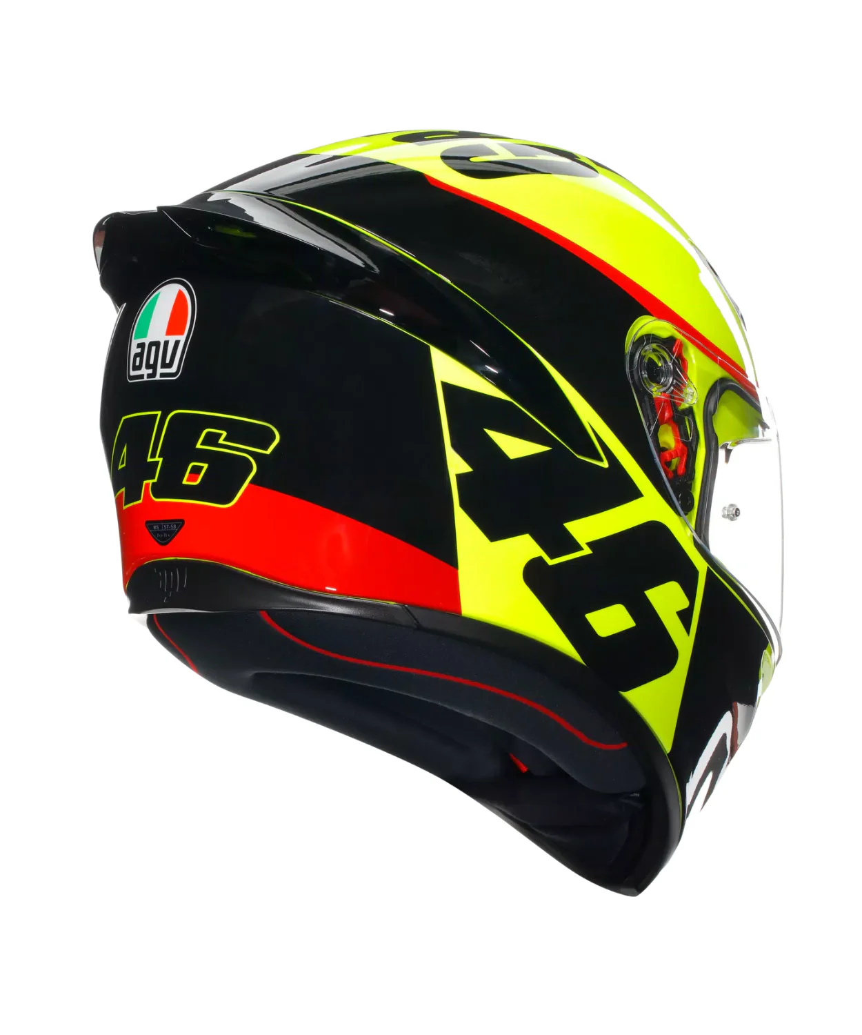 AGV K1S Grazie Vale 018 Helmet - Gloss Yellow Black - Image 5