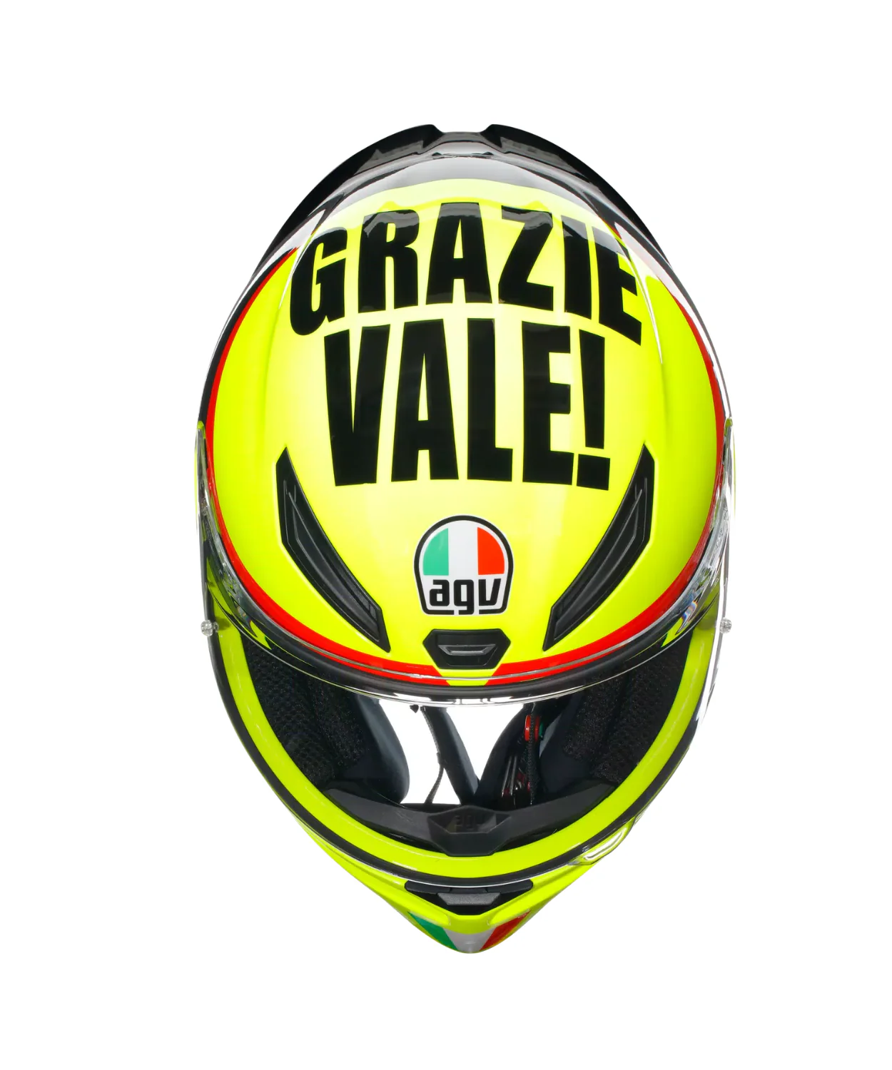 AGV K1S Grazie Vale 018 Helmet - Gloss Yellow Black - Image 7
