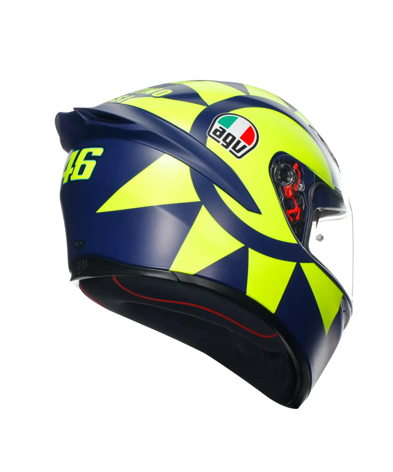 AGV K1S Soleluna 2018 019 Helmet - Gloss Blue Yellow - Image 5