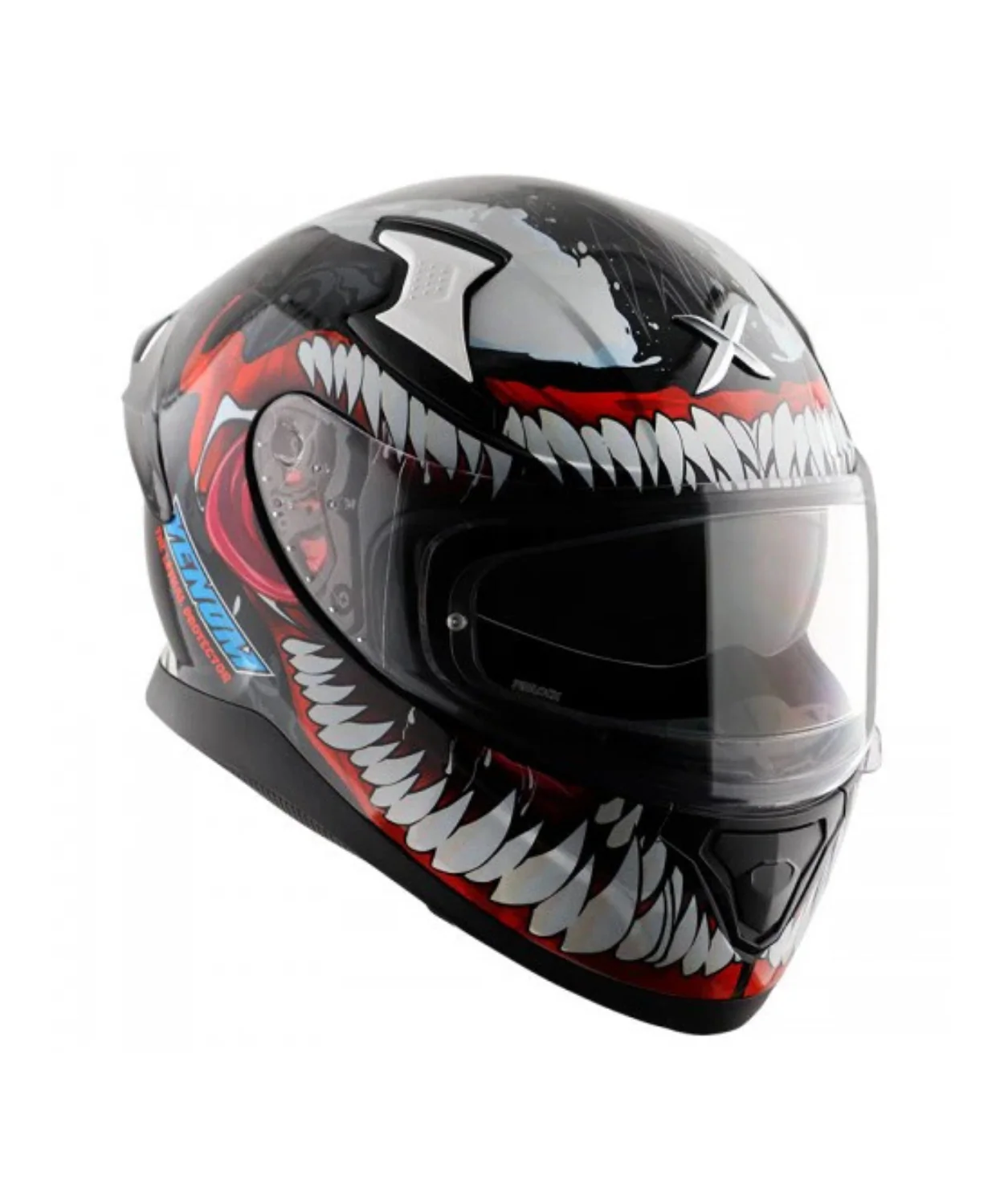 Axor Apex Marvel Venom Helmet - Gloss Black Red - Image 2