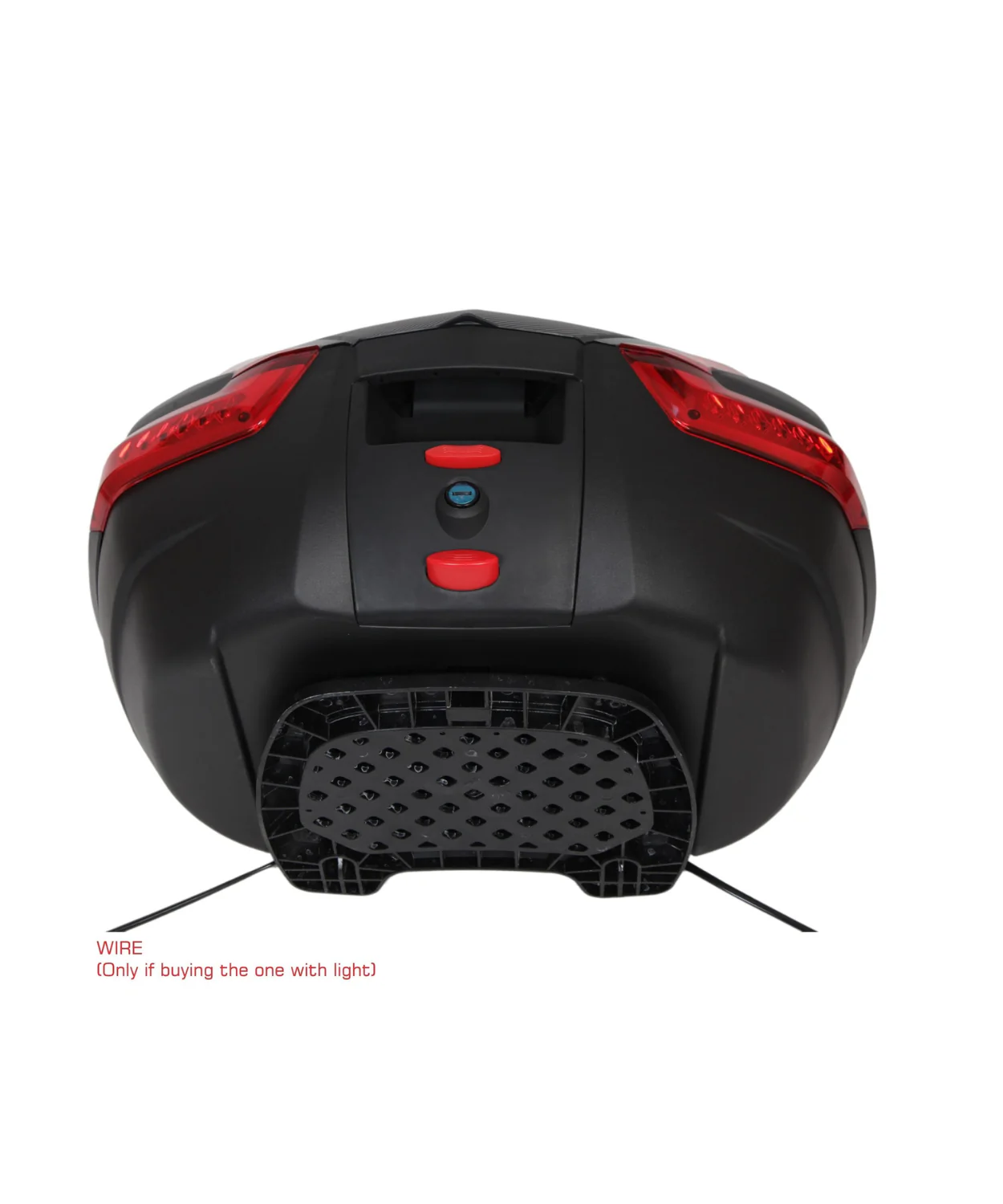 ASG SG 35 Liters Top Box - Black Red - Image 4