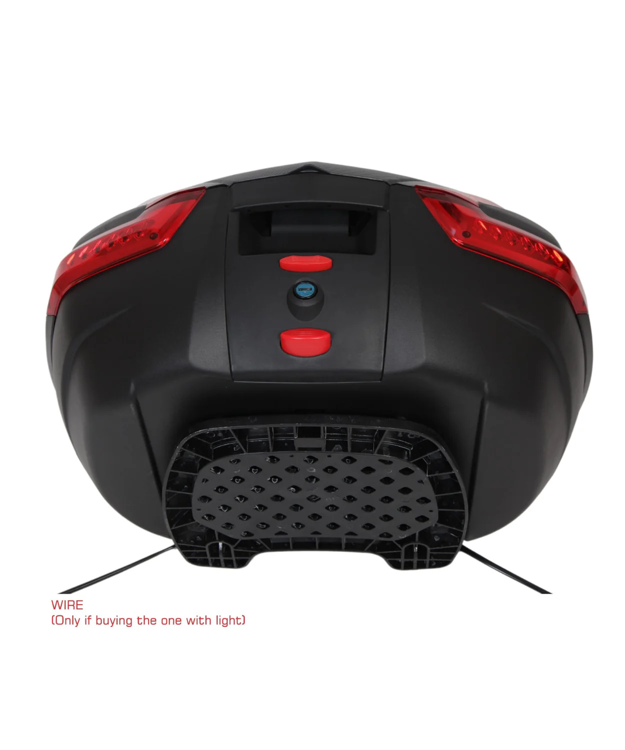 ASG SG 47 Liters Top Box - Black Red - Image 4