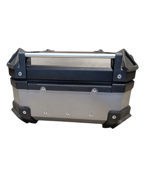 Asiatic Aluminium Top Box 22L without Backrest - Silver - Image 3