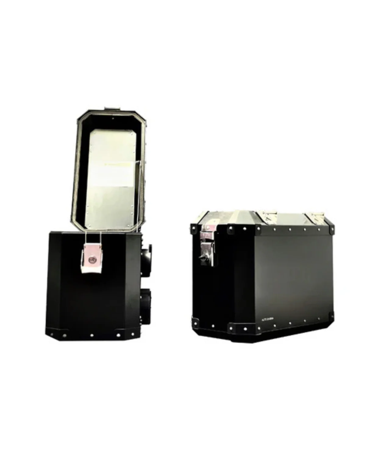 Auto Engina Aluminium 72L Panniers for KTM Adventure 390/250 - Black - Image 2