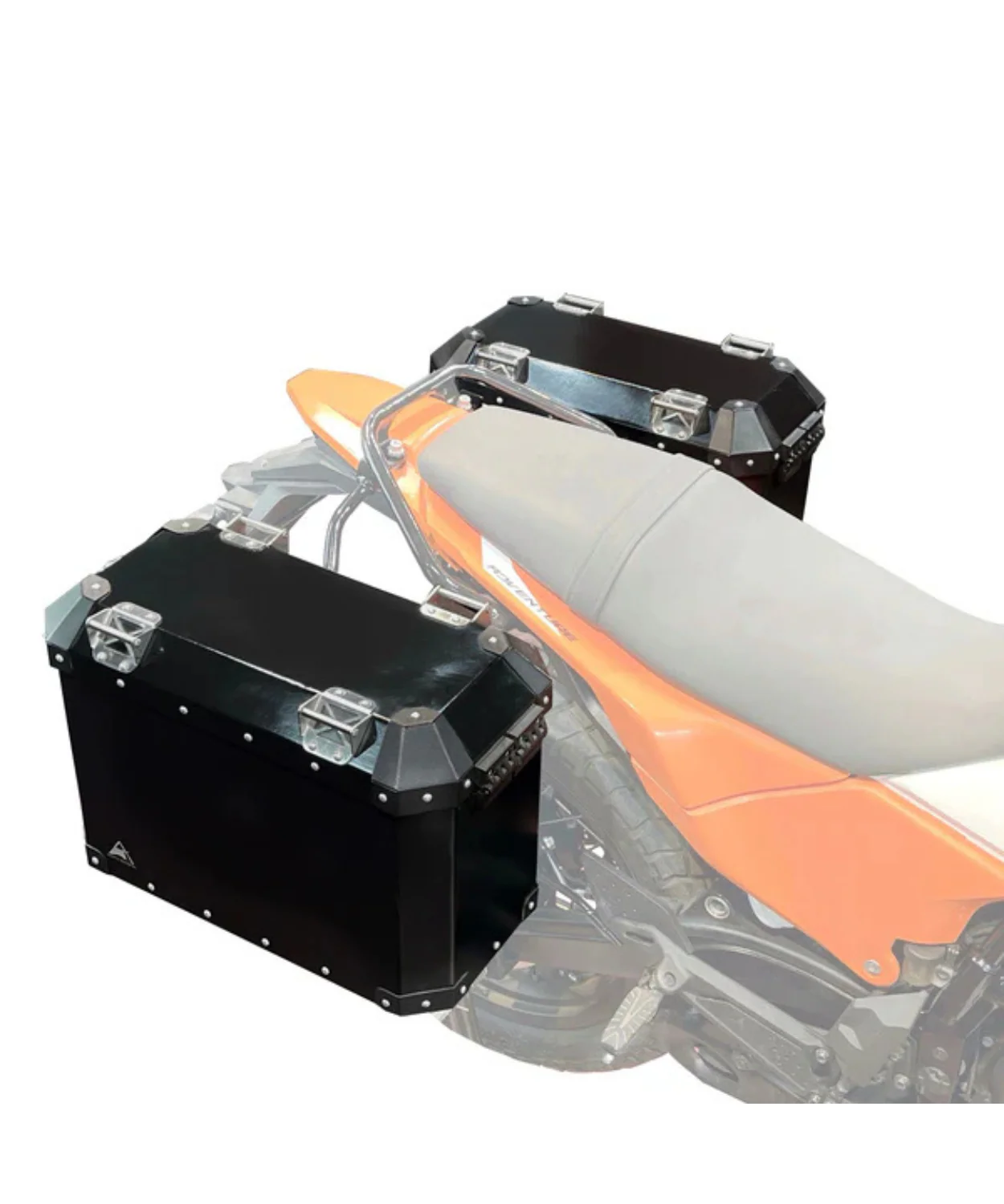 Auto Engina Aluminium Panniers 72L for 2025 KTM 390 Adventure X/S - Black