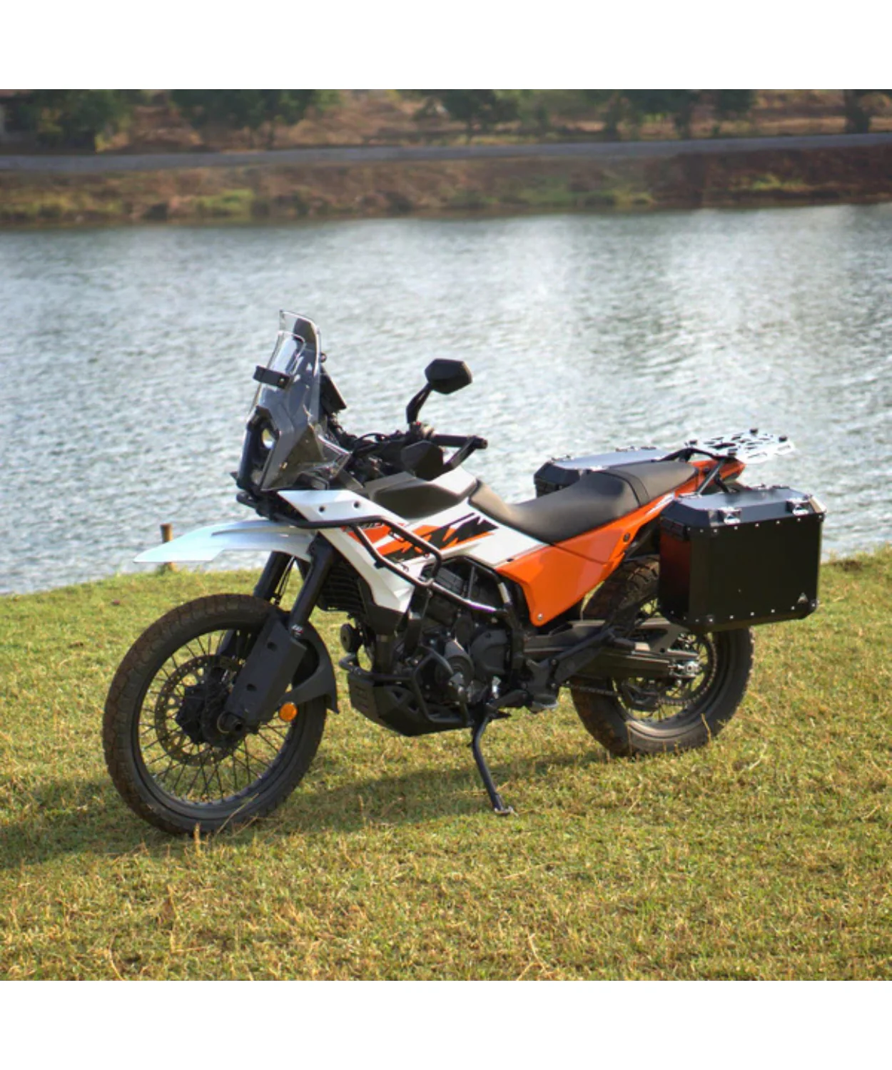 Auto Engina Aluminium Panniers 72L for 2025 KTM 390 Adventure X/S - Black - Image 6