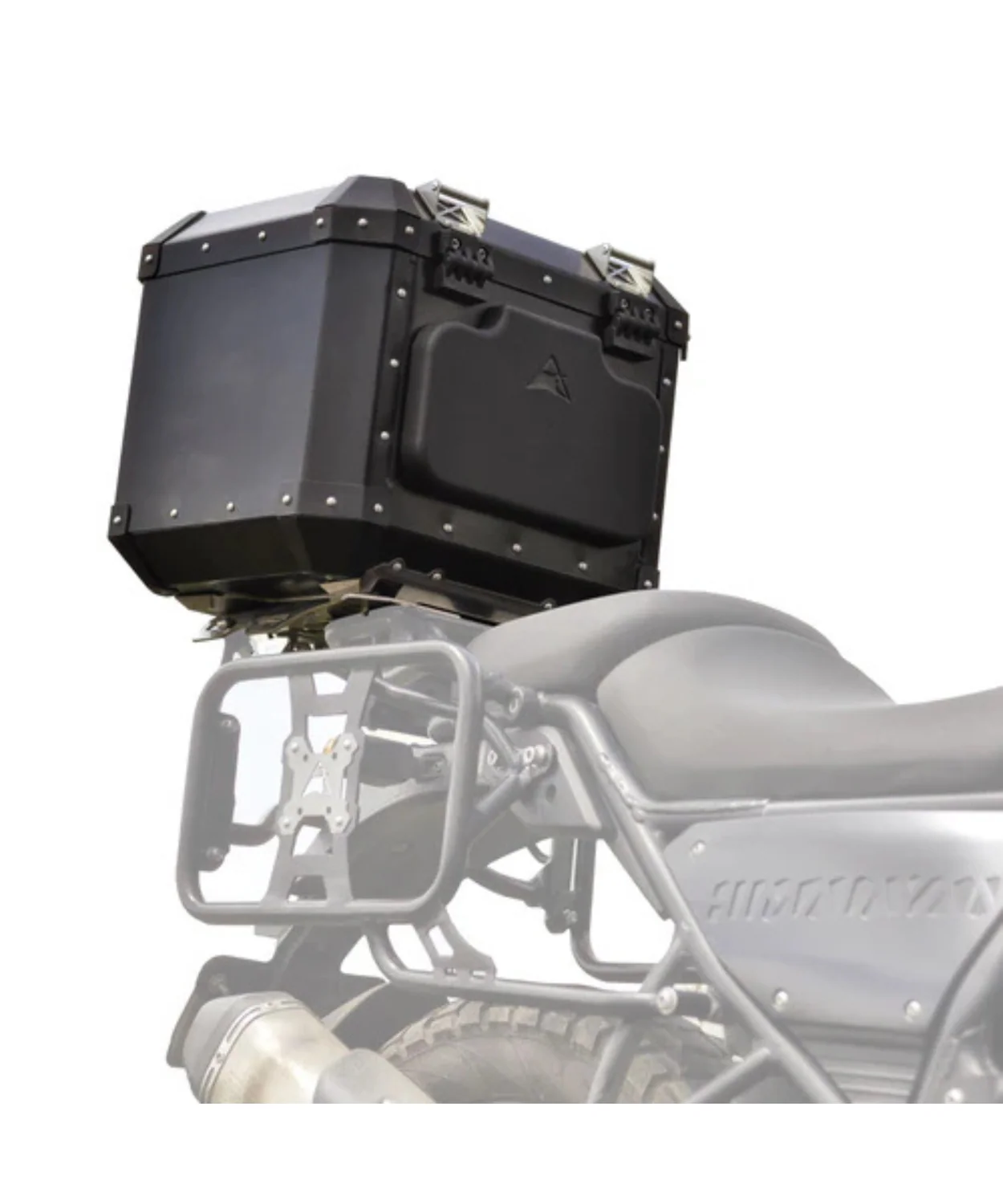Auto Engina Aluminium Top Box 42L for Royal Enfield Himalayan 411 - Black - Image 4