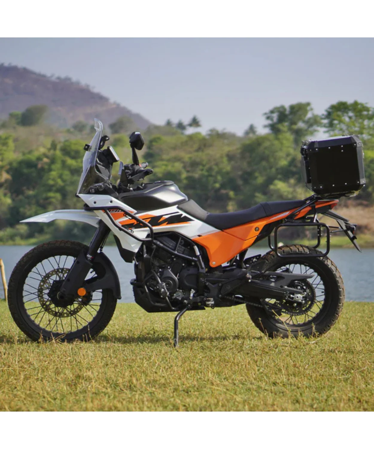 Auto Engina Aluminium Topbox 42L for 2025 KTM 390 Adventure X/S - Black - Image 10