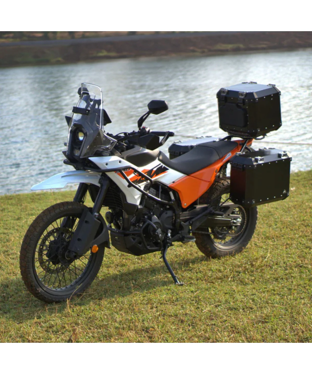 Auto Engina Aluminium Topbox 42L for 2025 KTM 390 Adventure X/S - Black - Image 6