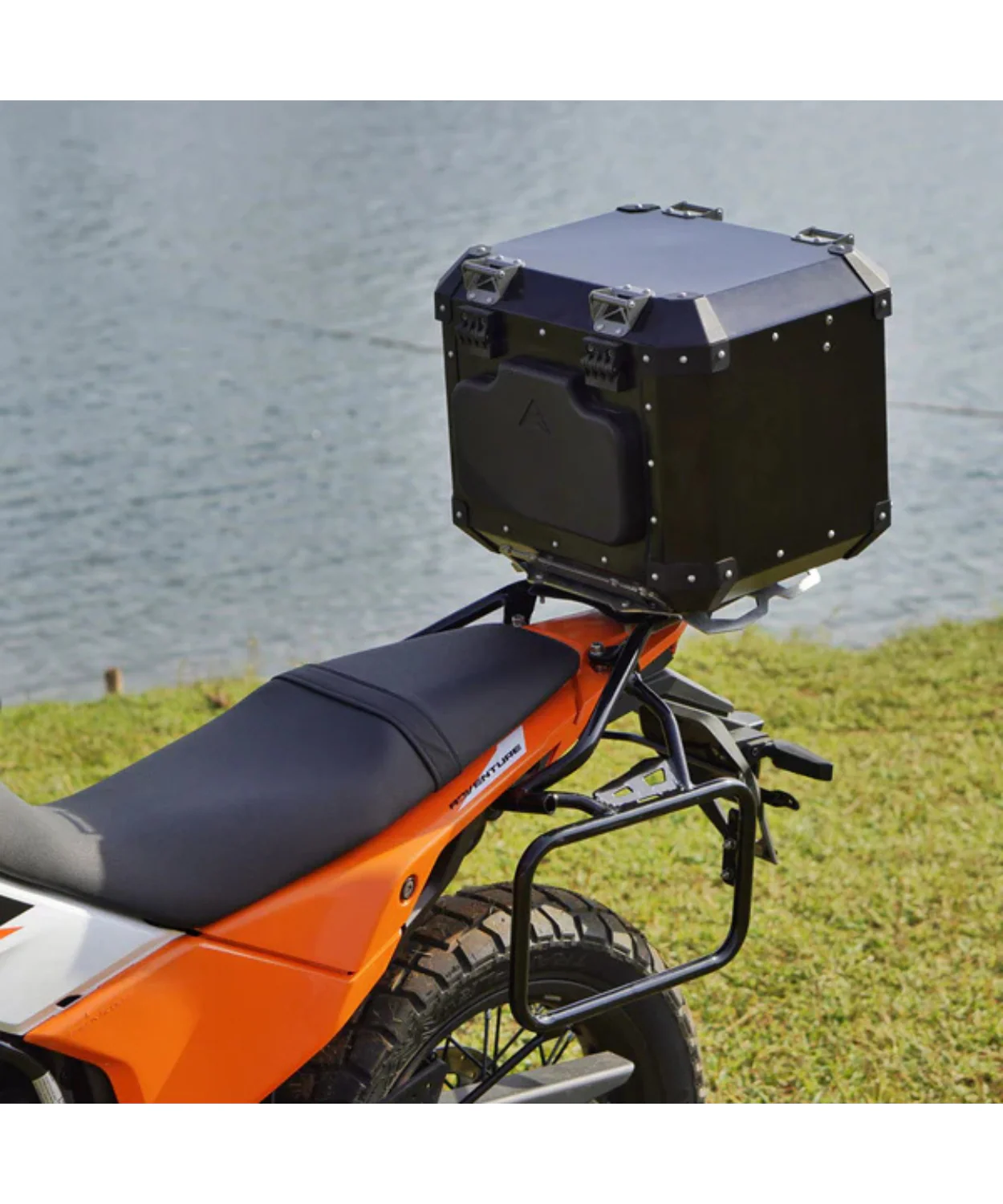 Auto Engina Aluminium Topbox 42L for 2025 KTM 390 Adventure X/S - Black - Image 9