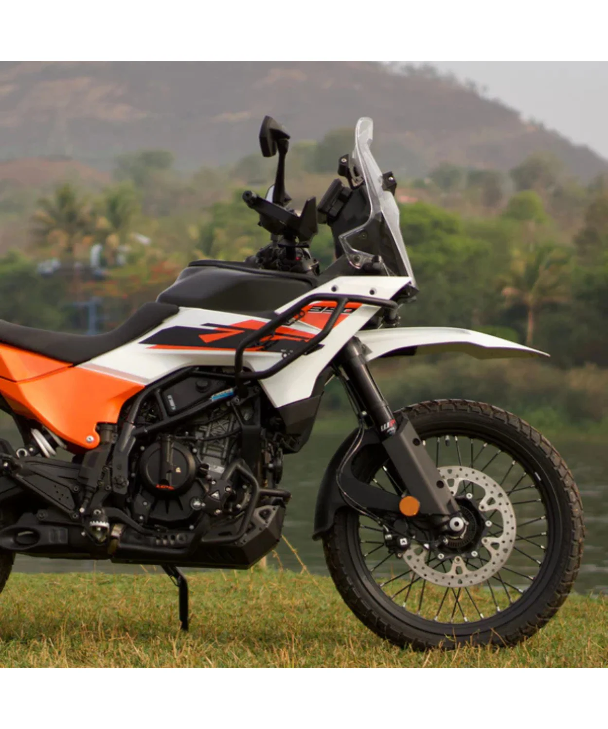 Auto Engina Crash/Leg Guard for 2025 KTM 390 Adventure X/S - Gloss Black - Image 8
