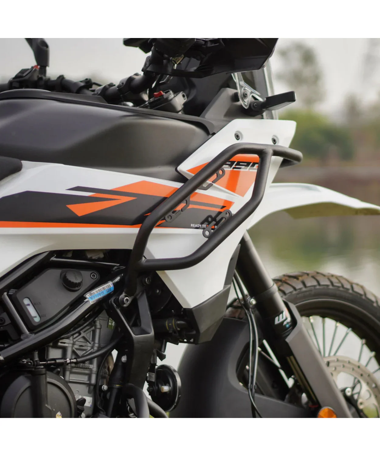 Auto Engina Crash/Leg Guard for 2025 KTM 390 Adventure X/S - Matte Texture Black - Image 3