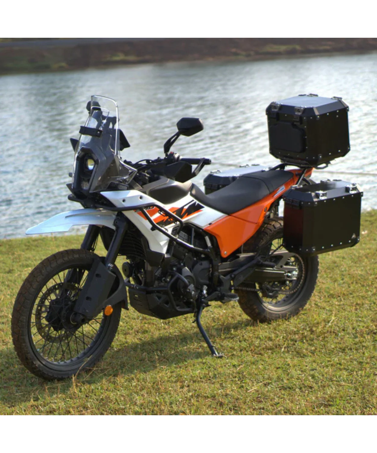 Auto Engina Crash/Leg Guard for 2025 KTM 390 Adventure X/S - Matte Texture Black - Image 9