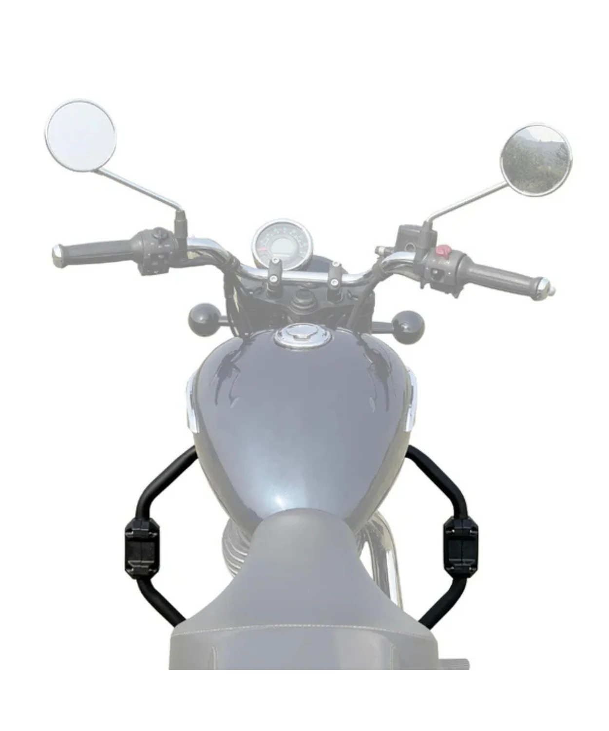 Auto Engina Crash/Leg Guard for Royal Enfield Meteor 350 - Black - Image 2