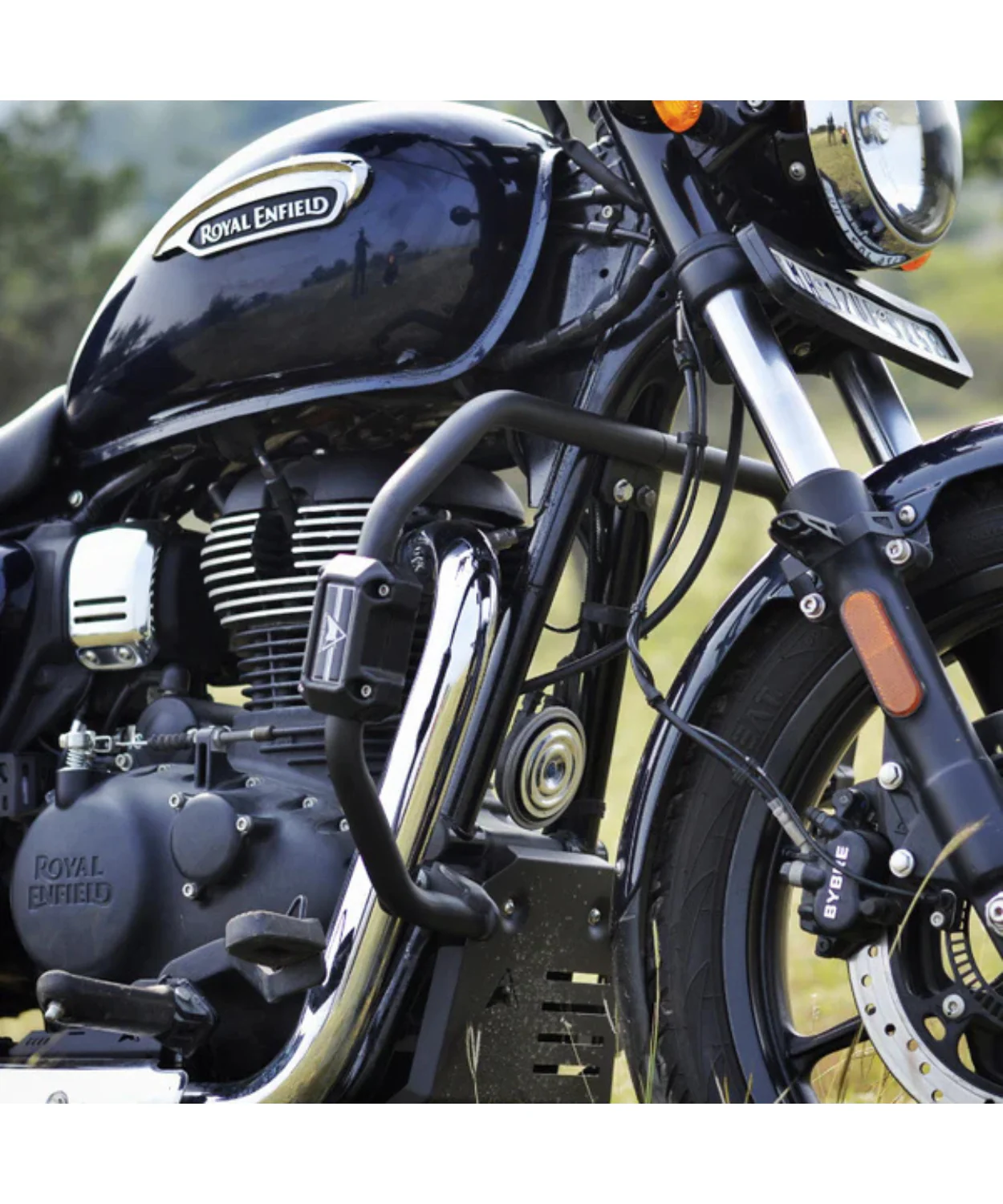 Auto Engina Crash/Leg Guard for Royal Enfield Meteor 350 - Black - Image 4
