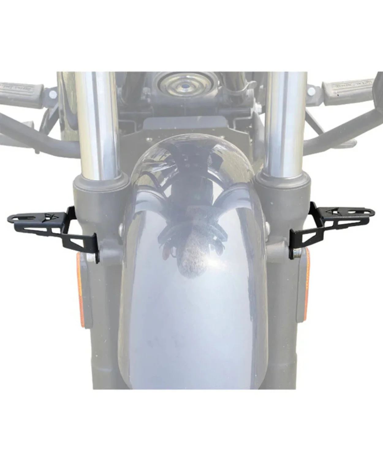 Auto Engina Fog Light Clamp/Mount for Royal Enfield Meteor 350 - Black - Image 2
