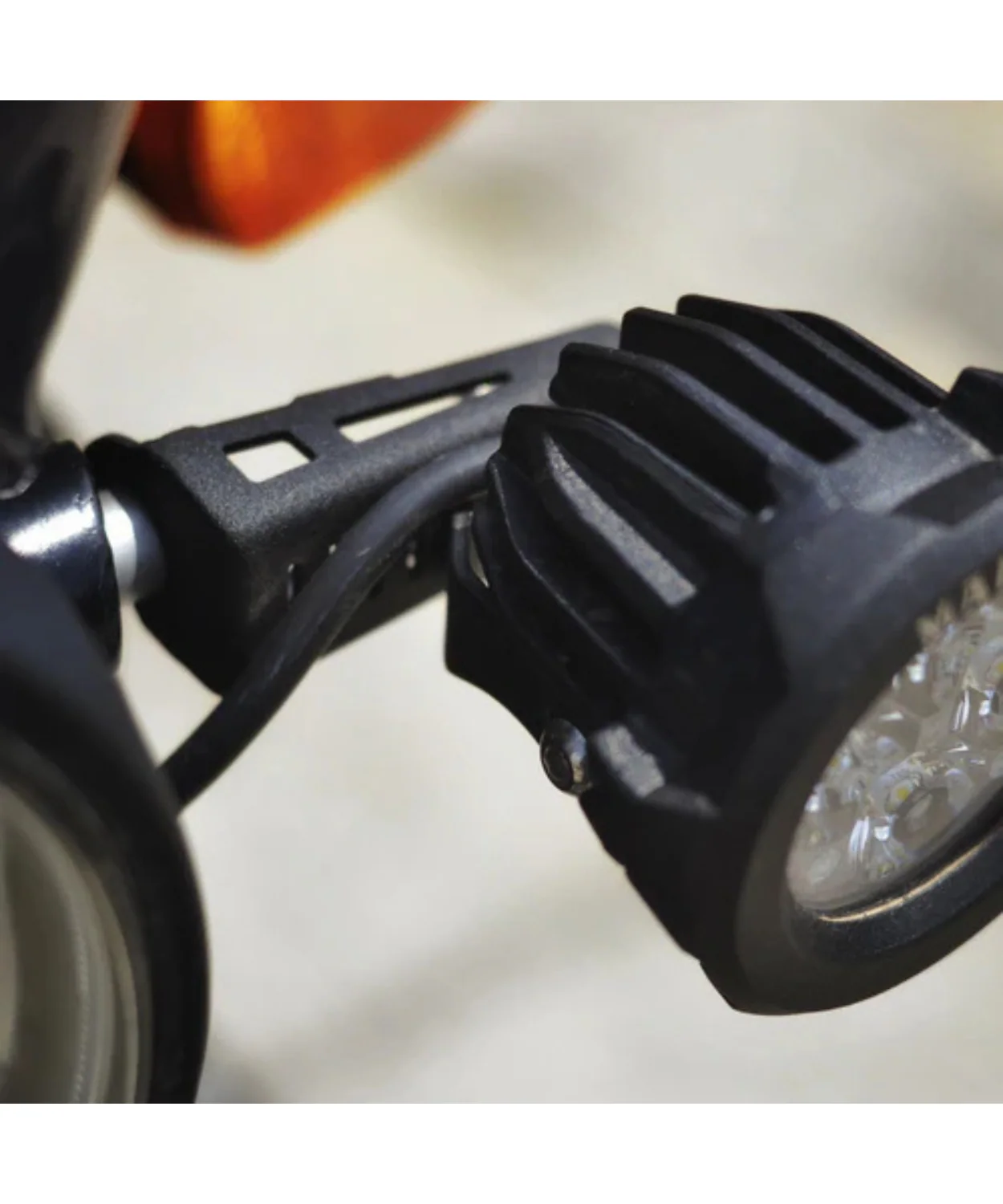 Auto Engina Fog Light Clamp/Mount V.2.0 for Royal Enfield Himalayan 411 - Black - Image 3
