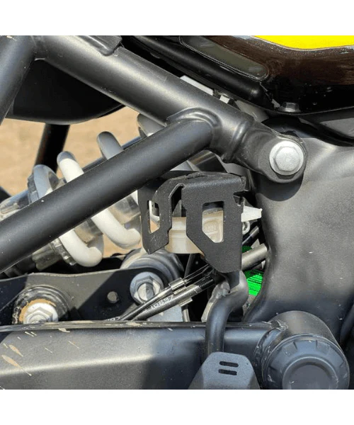 Auto Engina Himalayan 450 Rear Brake Oil Reservoir Cover - Black - Image 2