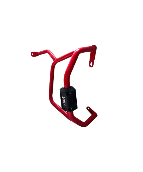 Auto Engina Himalayan Crash Guard/ Leg Guard Compatible For Royal Enfield Himalayan BS3,BS4,BS6 & Himalayan SCRAM 411 - Red - Image 3