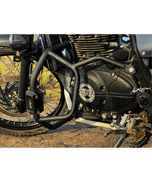 Auto Engina Himalayan Crash/Leg Guard for Royal Enfield Himalayan BS6 2021,BS6,BS4, BS3- Satin Black - Image 2