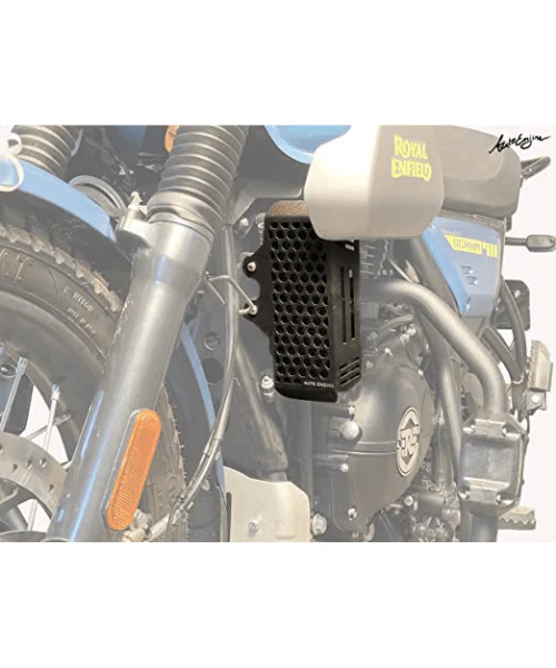 Auto Engina Himalayan Radiator Guard Compatible for Royal Enfield Himalayan Scram,BS3,BS4,BS6 Models - Black - Image 2