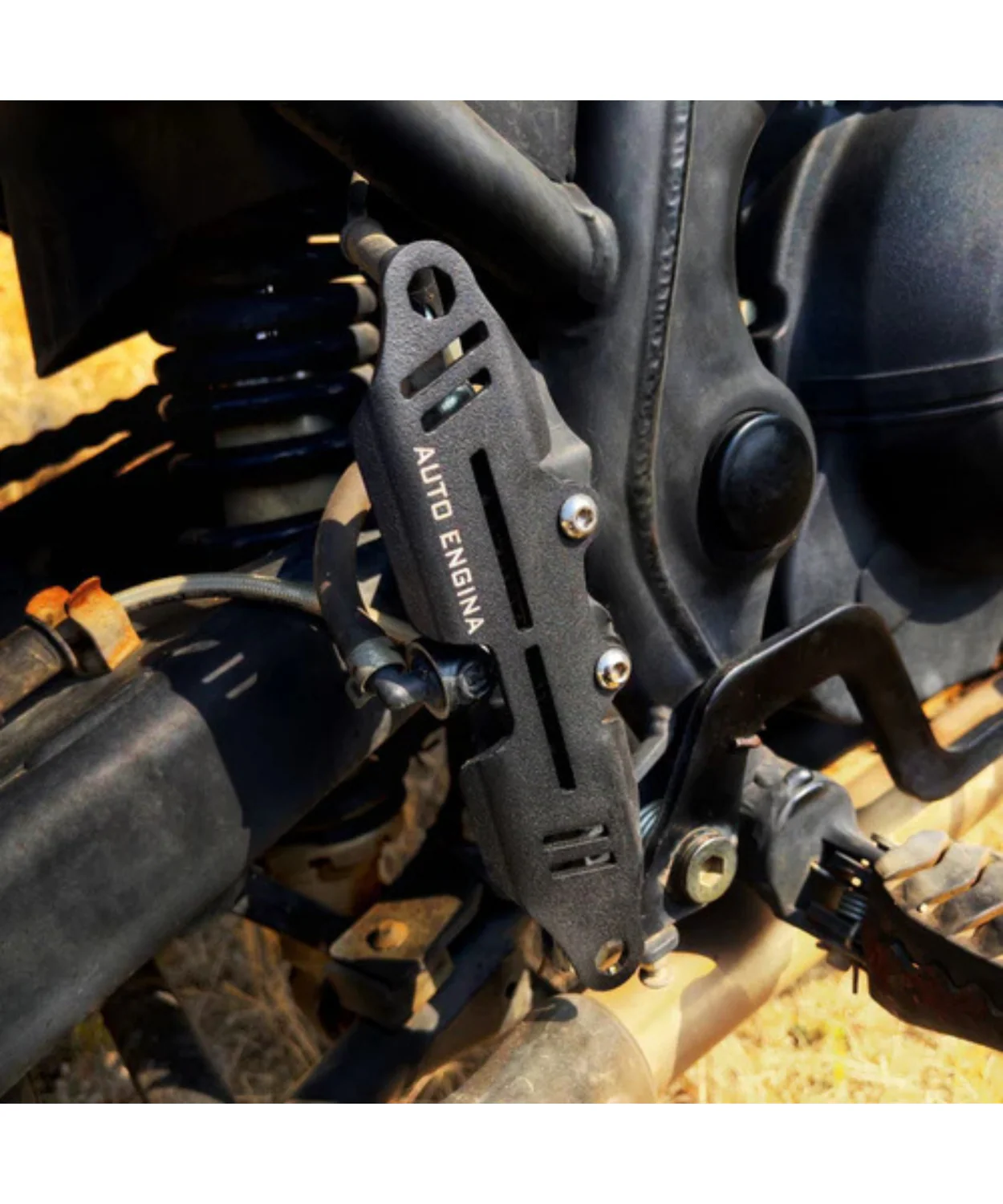 Auto Engina Master Cylinder Guard for Royal Enfield Himalayan 411 - Black
