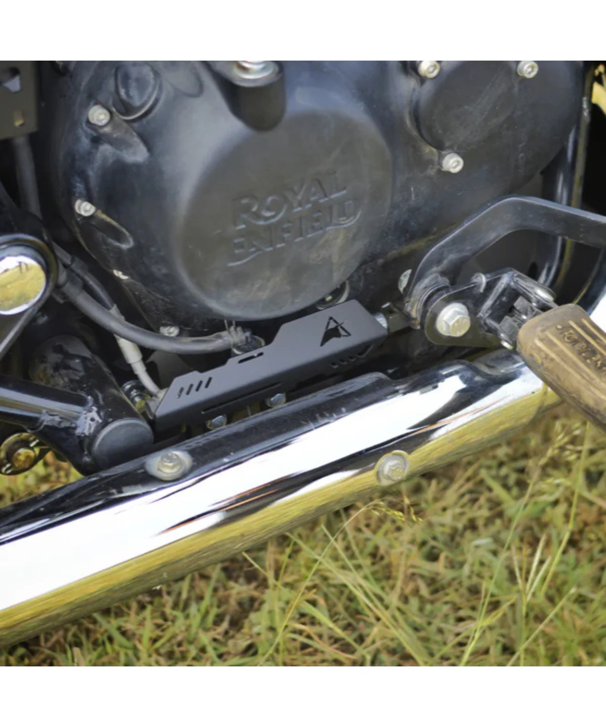 Auto Engina Master Cylinder Guard for Royal Enfield Meteor 350 - Black - Image 4