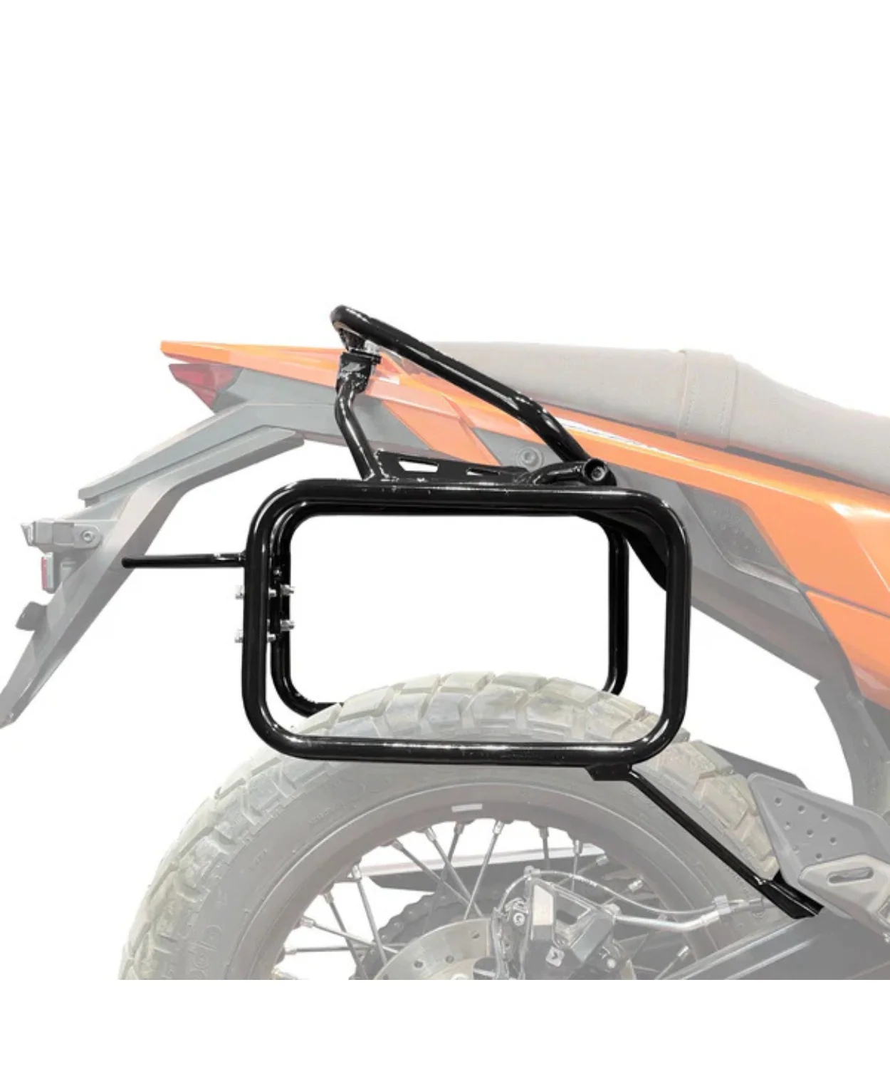 Auto Engina Pannier/Saddle Stay Grab Bar for 2025 KTM 390 Adventure X/S - Black