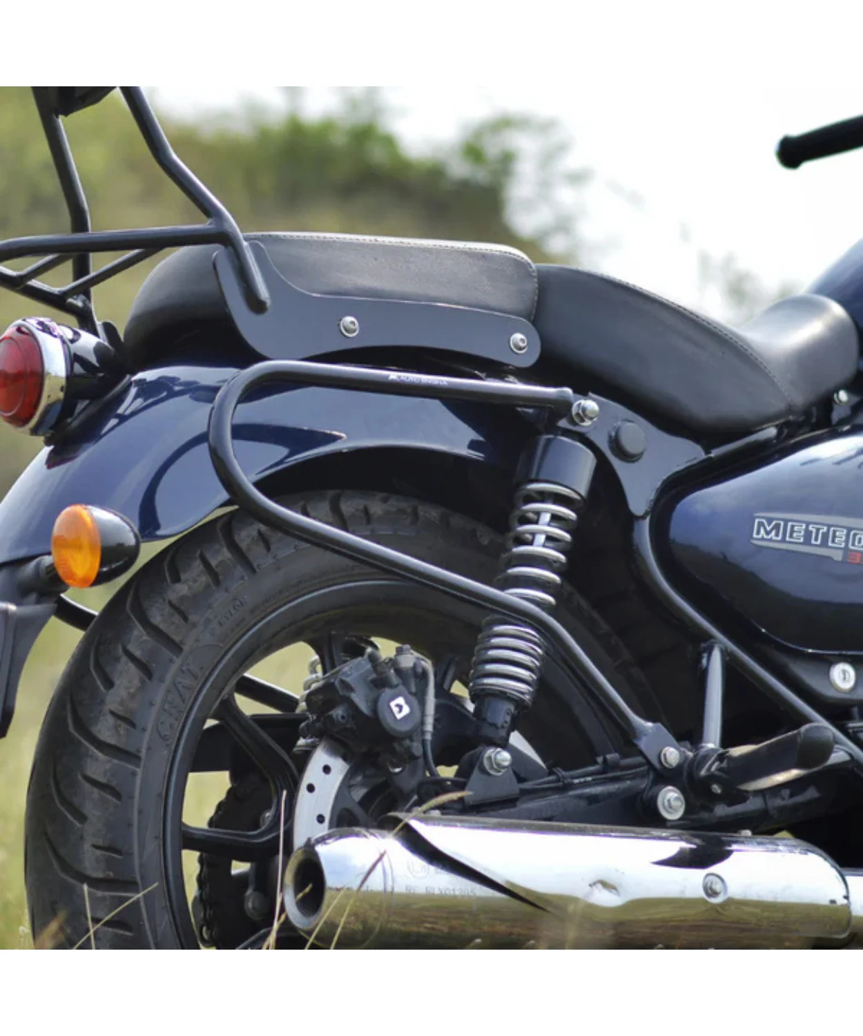 Auto Engina Saddle Stay for Royal Enfield Meteor 350 - Black - Image 2