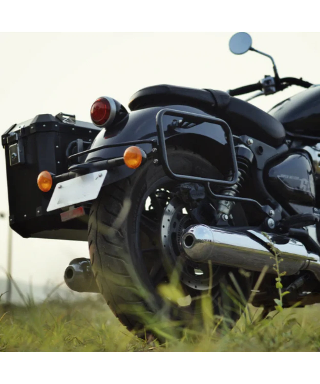 Auto Engina Saddle Stay for Royal Enfield Super Meteor 650 - Black - Image 2