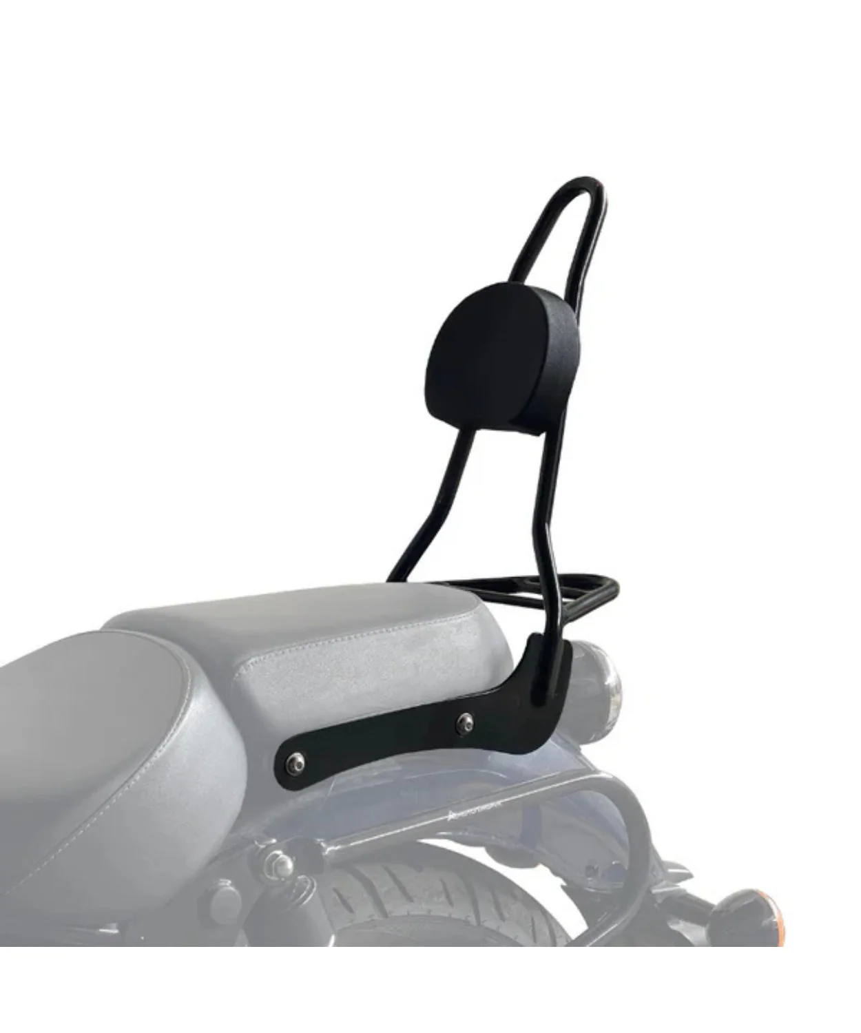 Auto Engina Sissy Bar with Backrest for Royal Enfield Meteor 350 - Black