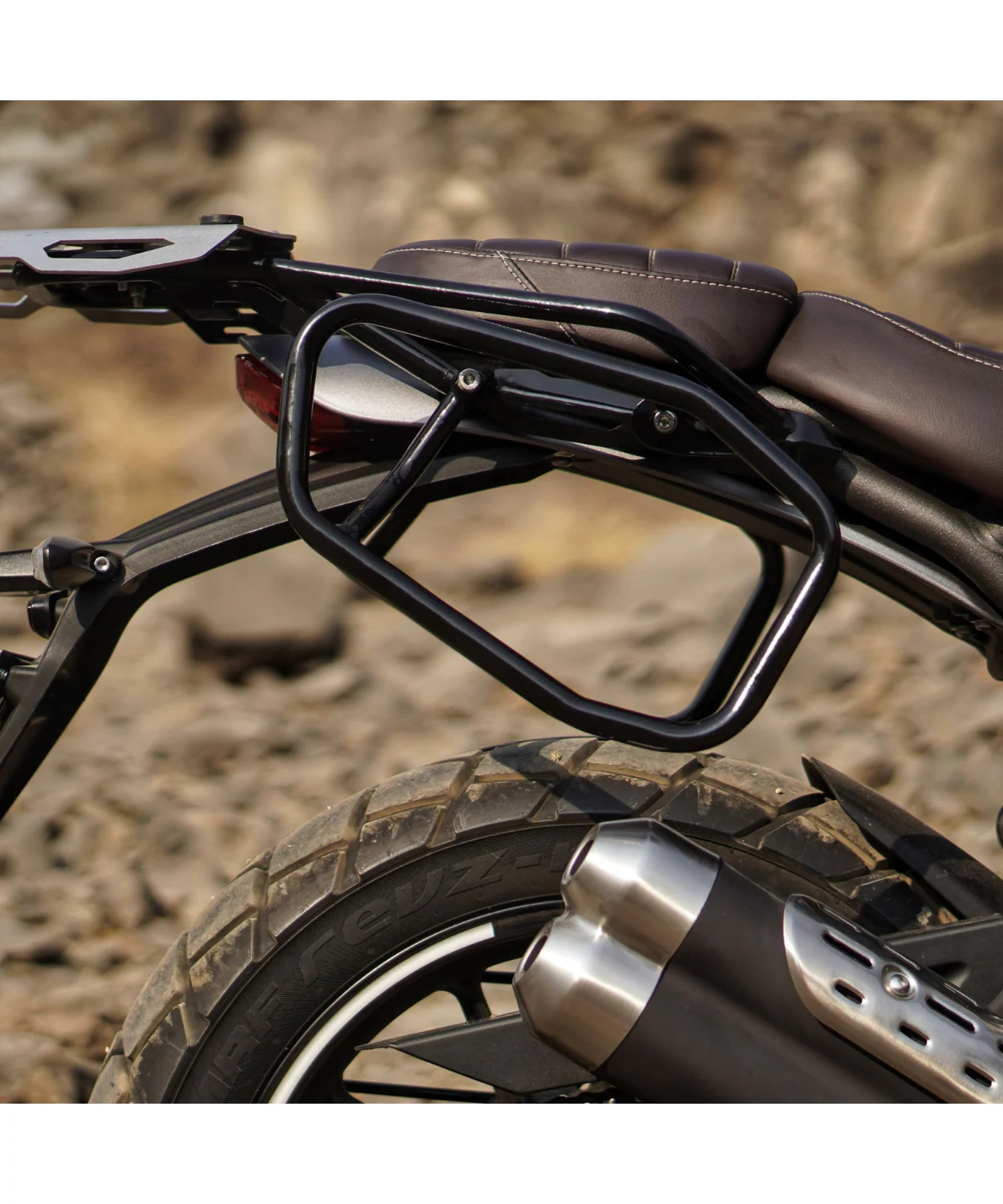 Auto Engina Triumph Scrambler 400x Saddle Stay - Black