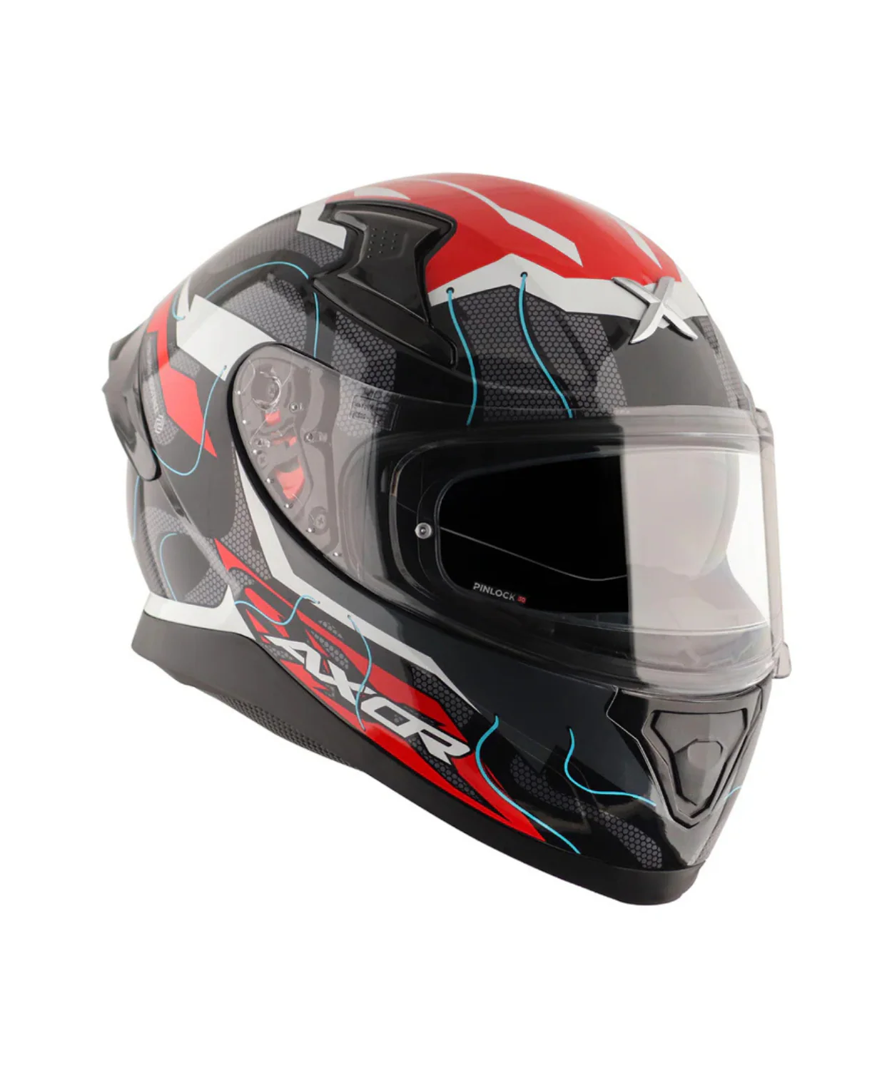 Axor Apex Dynamo Helmet - Gloss Black Red - Image 4