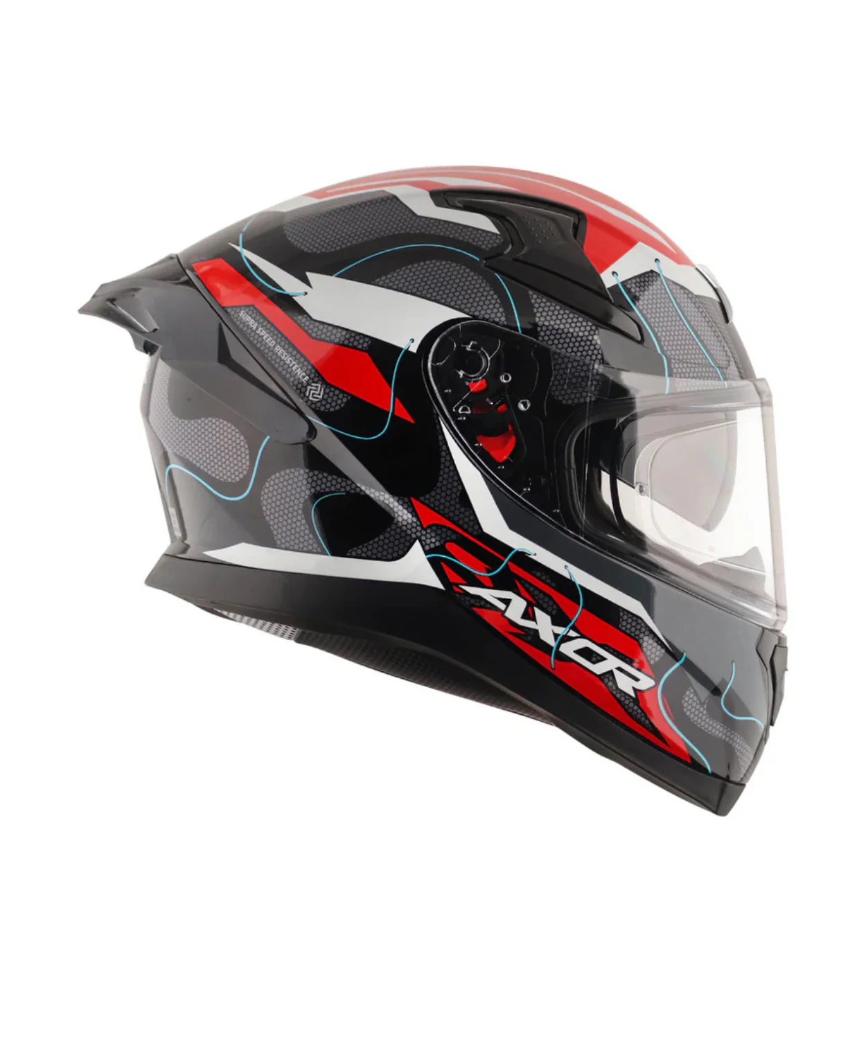 Axor Apex Dynamo Helmet - Gloss Black Red - Image 5