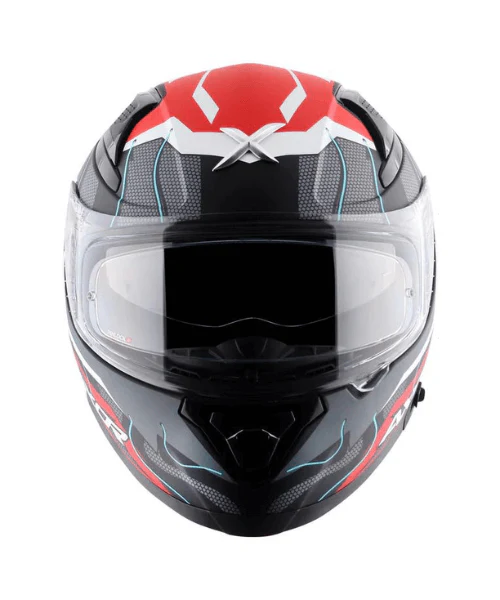 Axor Apex Dynamo Helmet - Matt Black Red - Image 3
