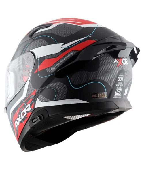 Axor Apex Dynamo Helmet - Matt Black Red - Image 8
